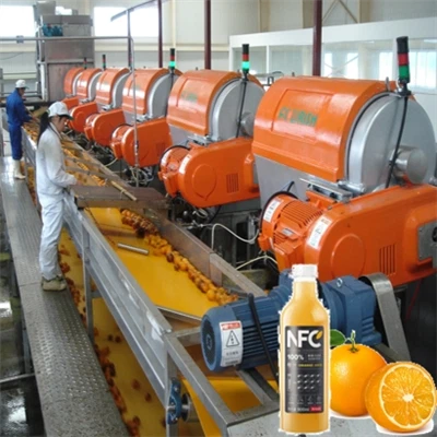 Jalur pemrosesan jus jeruk NFC